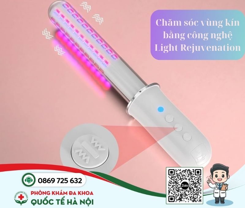 Chăm sóc vùng kín bằng công nghệ Light Rejuvenation