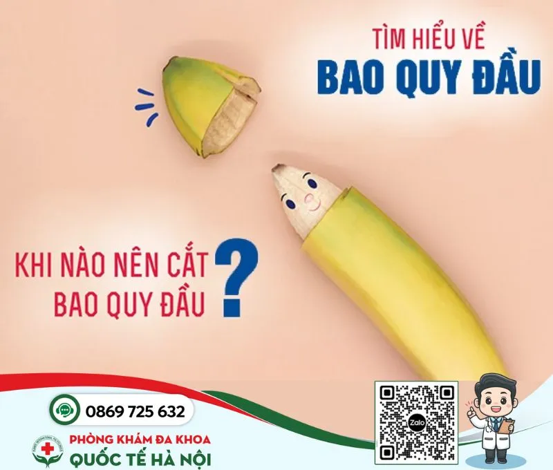 không cắt bao quy đầu ảnh hưởng gì