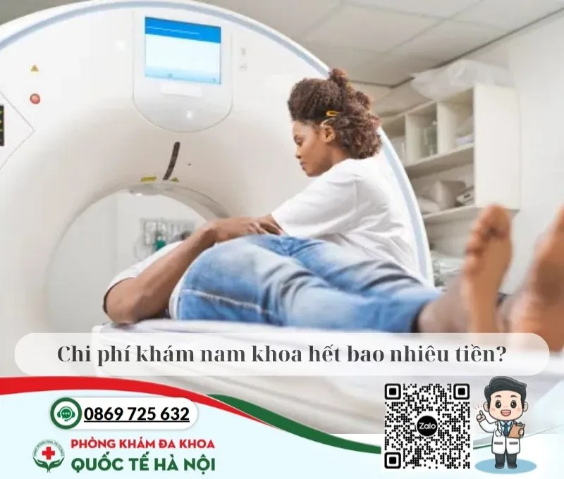 Chi phí khám nam khoa bao nhiêu tiền?