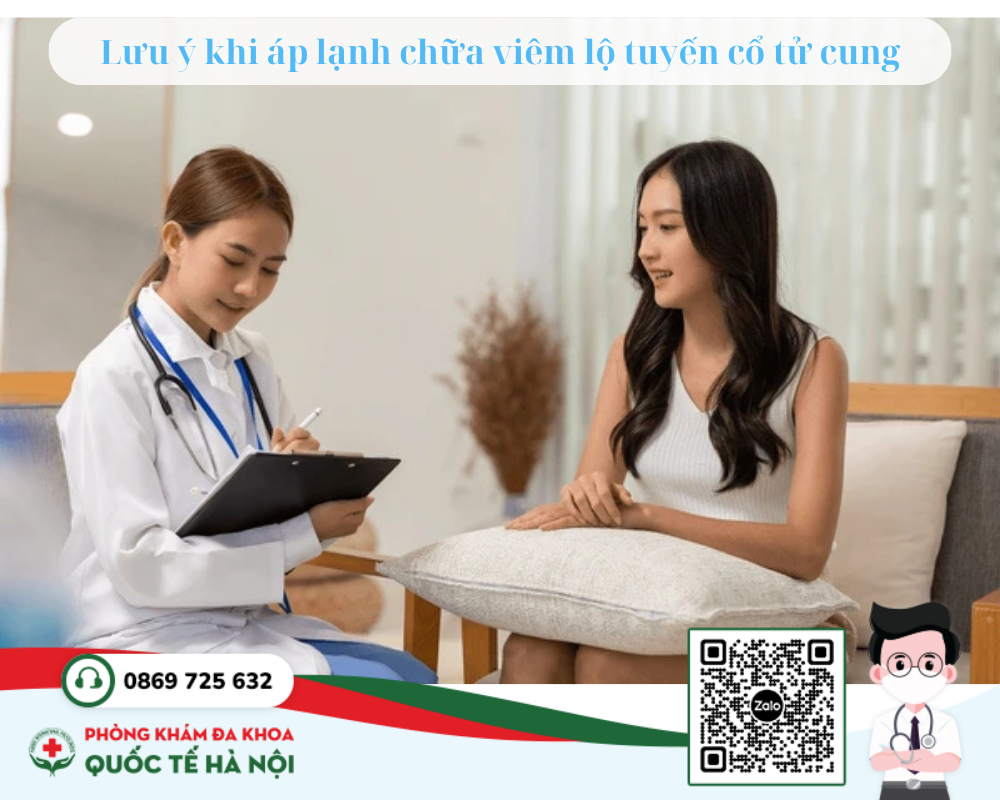 Chữa viêm lộ tuyến cổ tử cung bằng áp lạnh 5