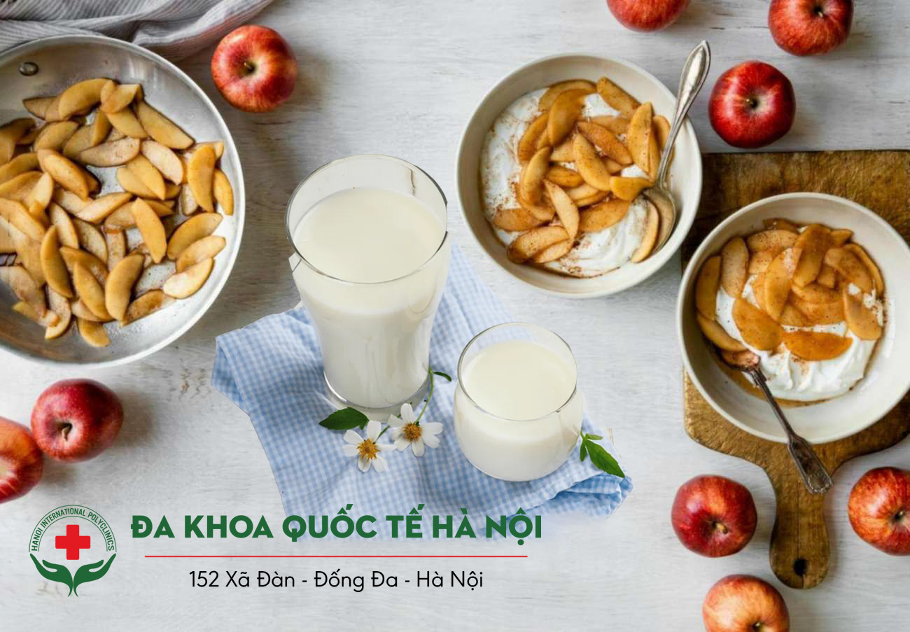 Ăn táo với sữa chua được không?