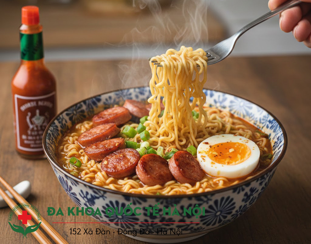 Ăn mì tôm với xúc xích được không? 1 Ăn mì tôm với xúc xích được không?