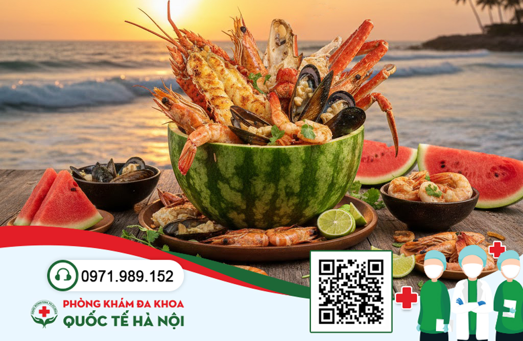 Ăn dưa hấu với hải sản có sao không? 1 Ăn dưa hấu với hải sản có sao không?